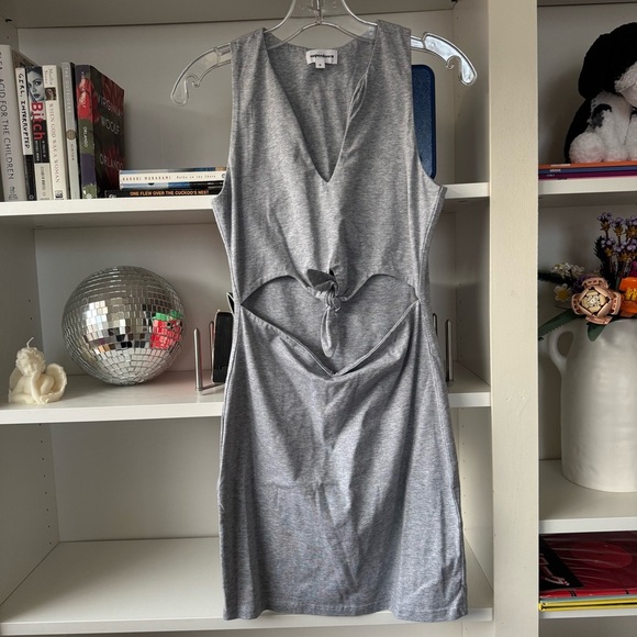 SUPERDOWN Ryder Mini Dress in Heather Grey - Picture 2 of 6